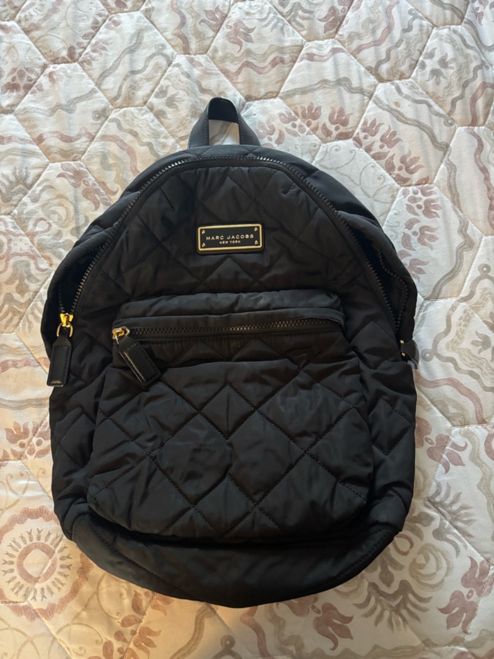 Marc Jacobs Quilted Black Backpack